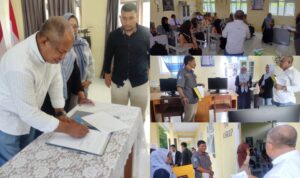Rapat bersama pihak sekolah SMKN 8 Halteng dan Orang Tua Wali Murid sekaligus memilih Ketua Komite Sekolah. (Foto: Dok. Ist)